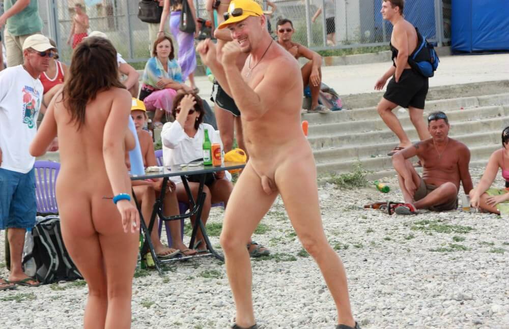 Pics Neptune Beach Cleanup - The worship of the naked body