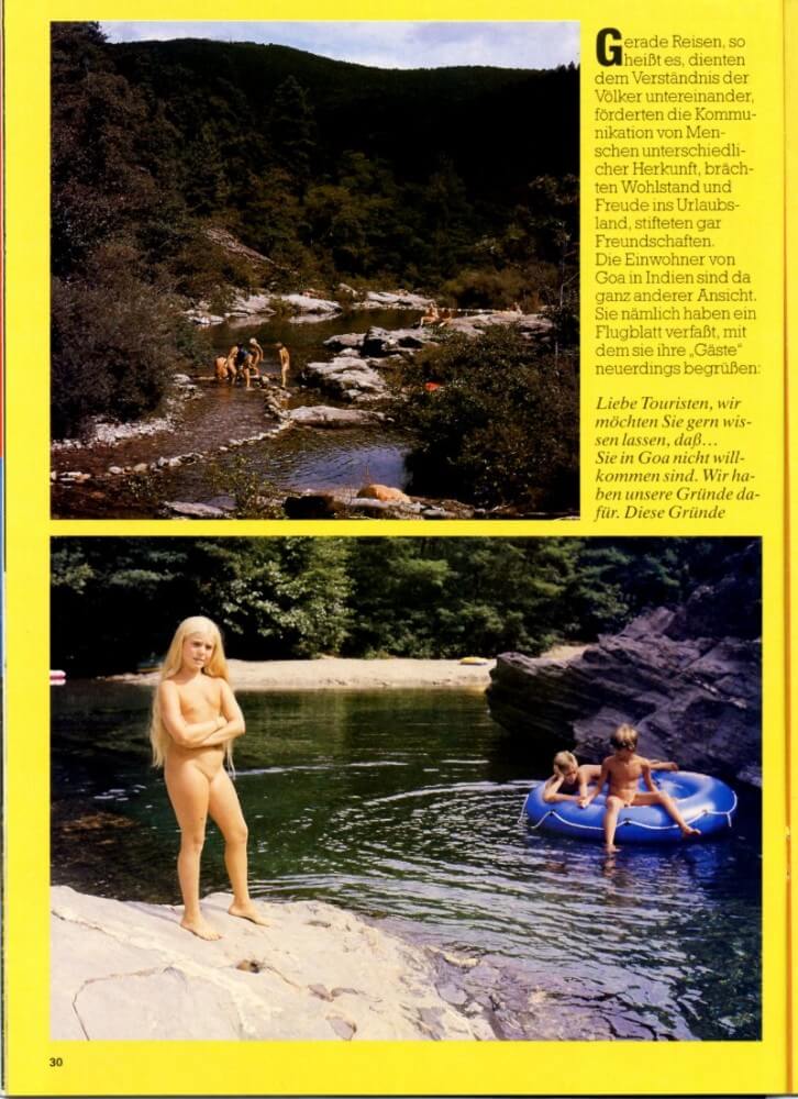 Jung und Frei Nr 34 - A spontaneous movement toward nudity