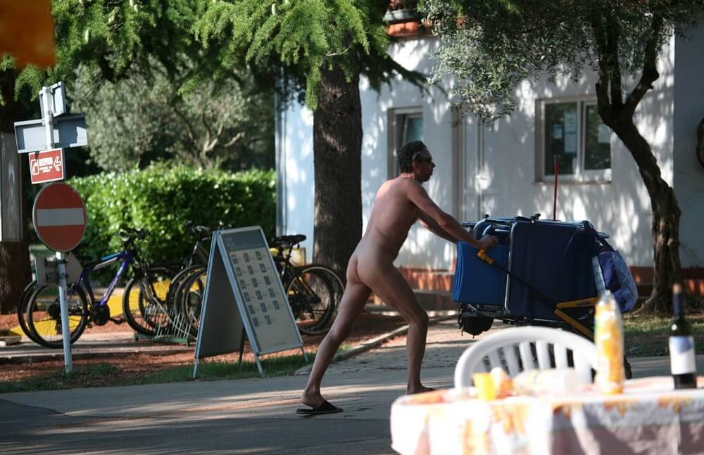 Park Side Street Pass-Bys photos - Naturism creates harmony with the environment