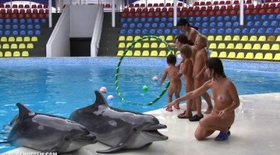 Dolphin Day Delights 1 - A nudist values simplicity in life and naturalness in expression