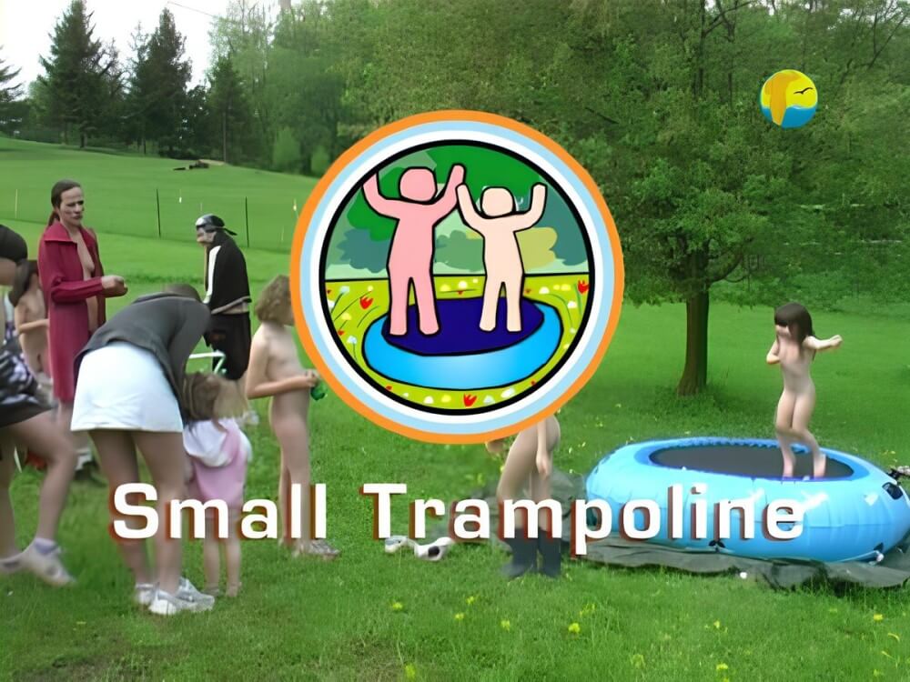 Naturist Freedom: Small Trampoline - Naturism and Environmental Awareness