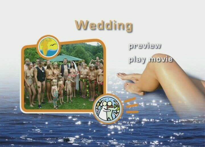 A wedding in a nudist collective - These movements promote an open attitude toward nudity without sexual connotations