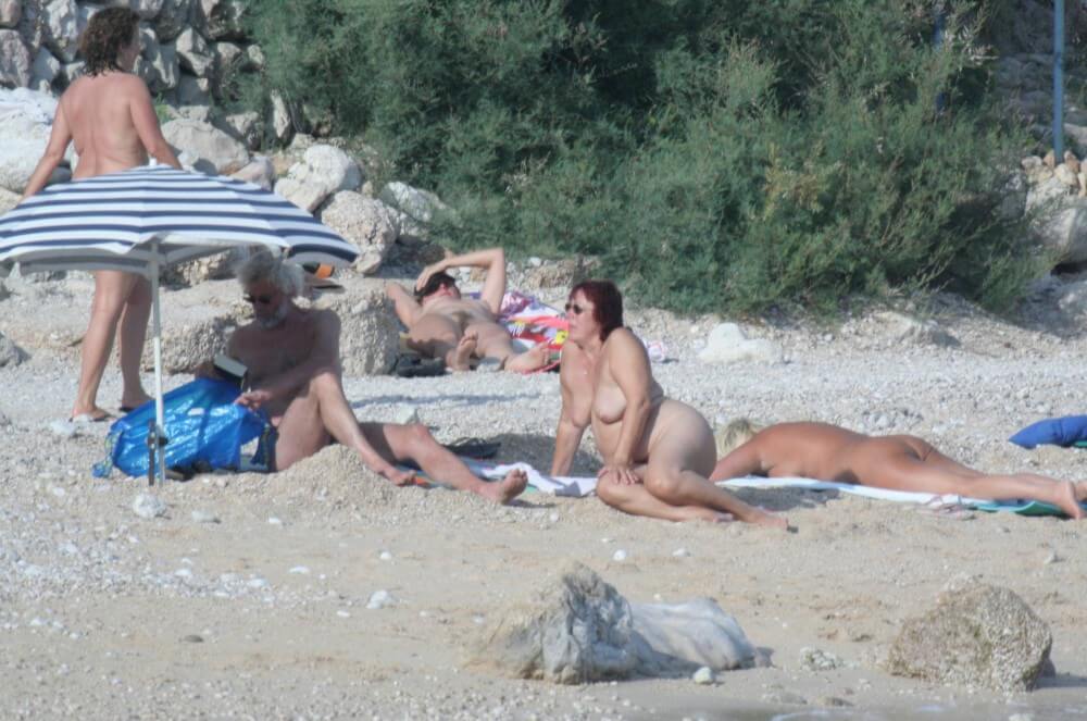 Croatian Baska Beach pics - Home naturism in all its glory