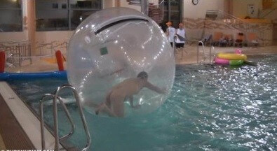 Indoor Water Runners # 2 - Living with joy and ease is part of the naturist lifestyle