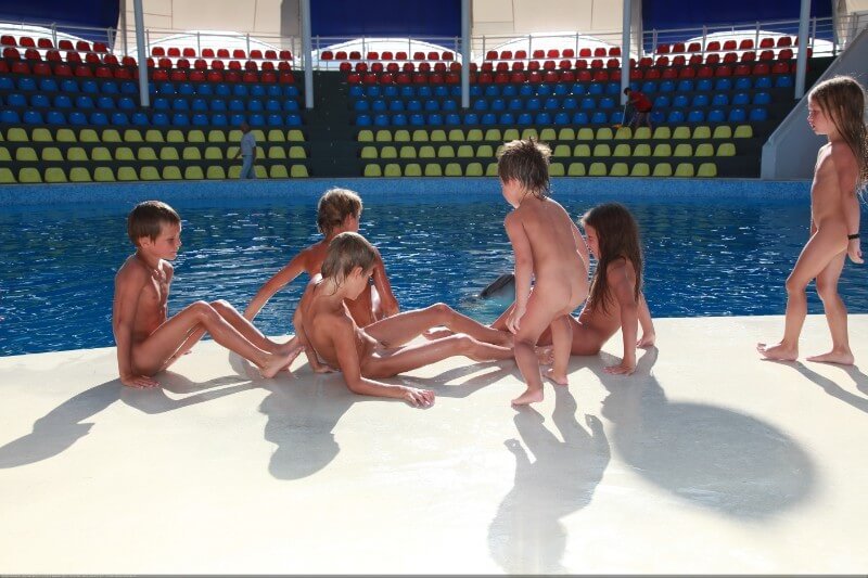 Swimming dolphins photo gallery - Ordinary Citizens Consciously Practicing Nudism