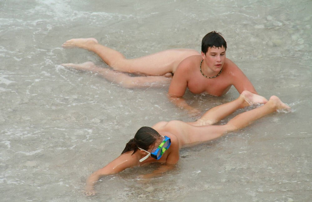 Wading In The Shallows pics - Nudism is based on naturalness and openness