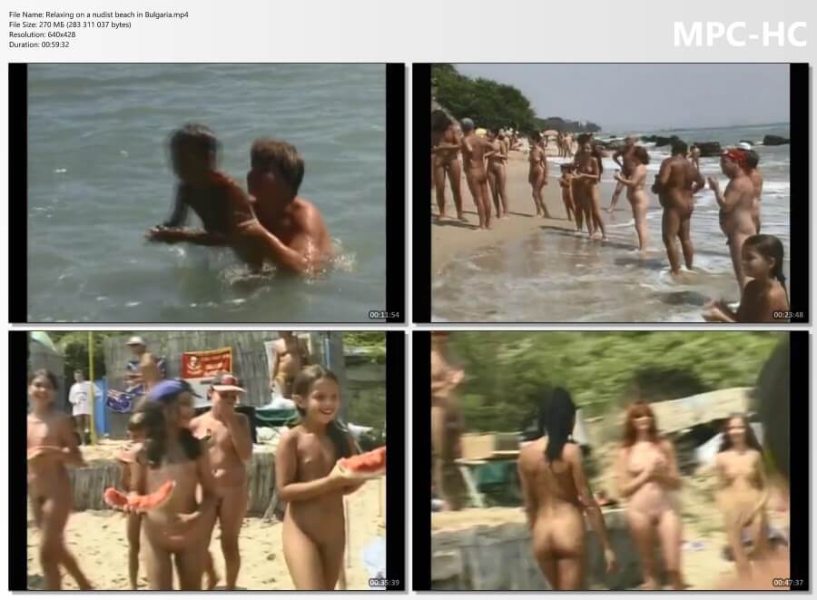 Relaxing on a nudist beach in Bulgaria - Nudism and naturism as a philosophy of life are deeply rooted in respect