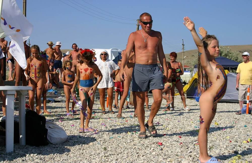Beach Time Talent Show pics - Interaction with Nature Through Naturism