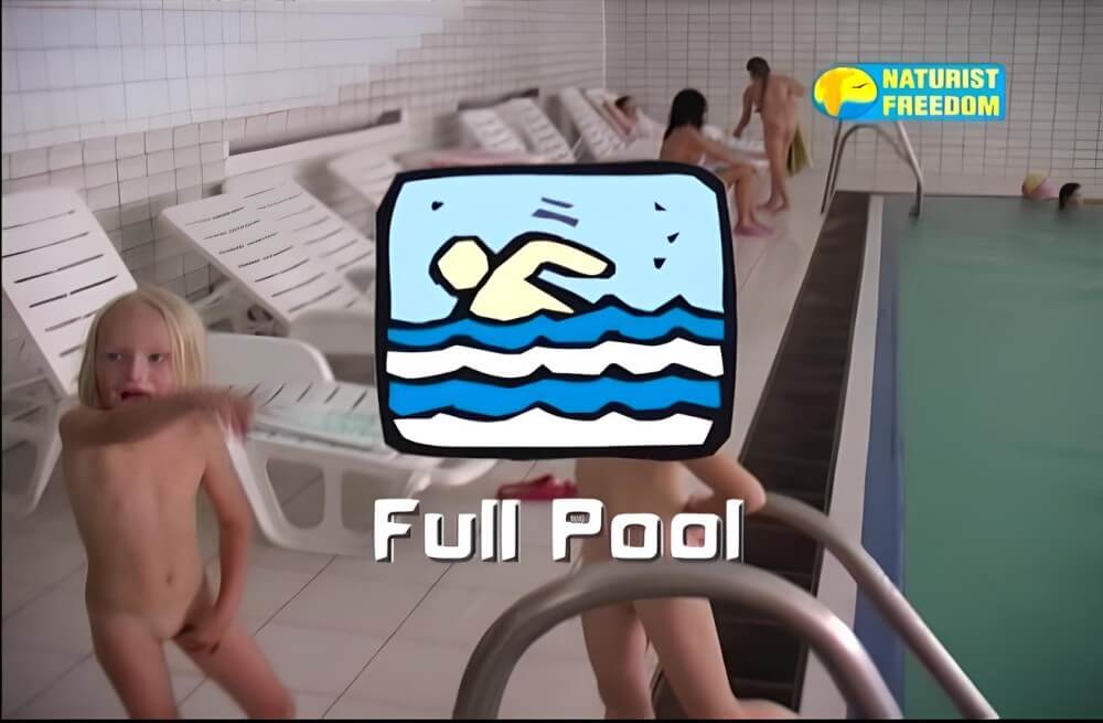 Naturist Freedom: Full Pool - Naturists value a simple life