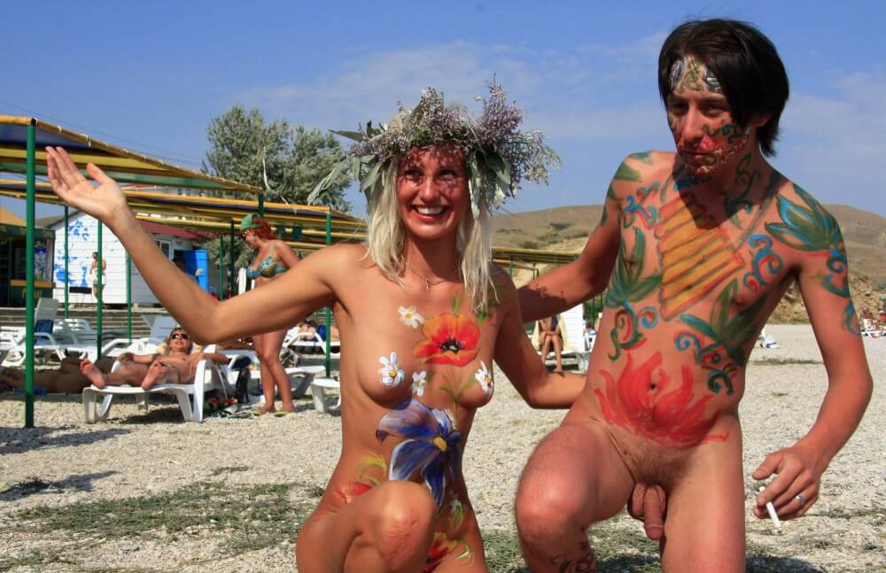 Sand Beach Goddess Two pics - Nudism and naturism bring you closer to nature