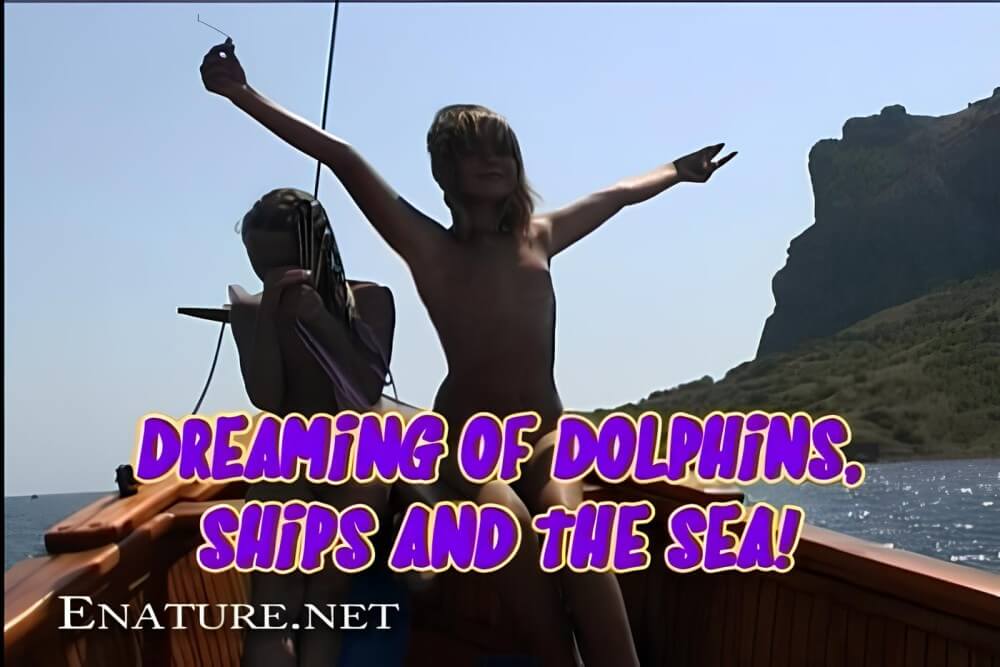 Enature - Dreaming of Dolphins, Ships and The Sea - A nude person strives for inner harmony and peace of mind