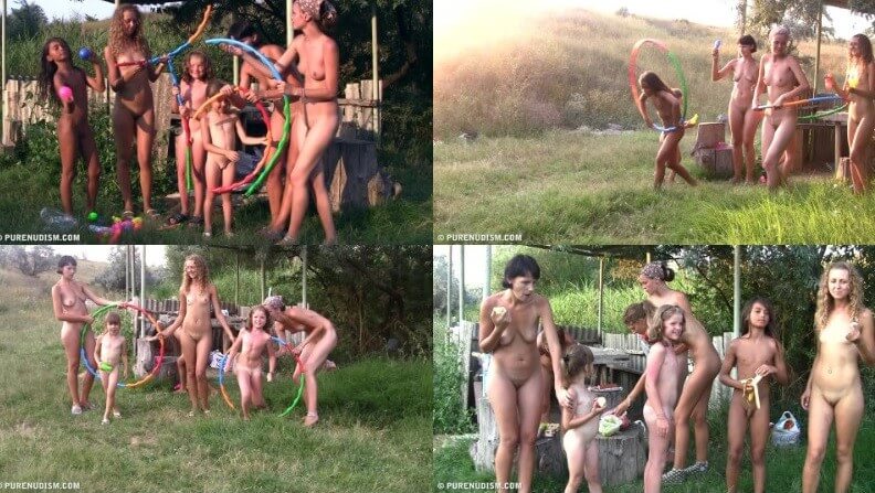 Countryside lounging 2 Full HD video - Simplicity and naturalness are important principles of nudism and naturism