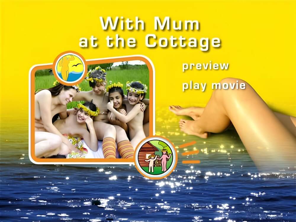 Naturist Freedom: With Mum at the Cottage DVD - One of the most striking examples of naturism