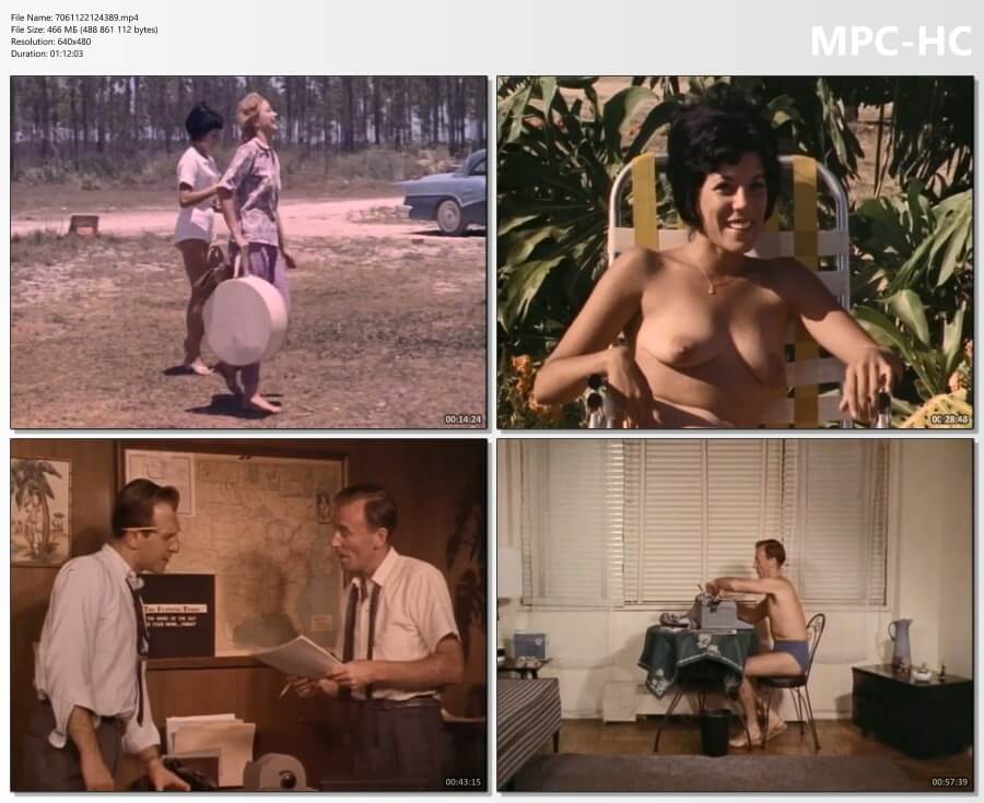 Diary of a nudist (1961) film HD - Freedom of the body means equality for all