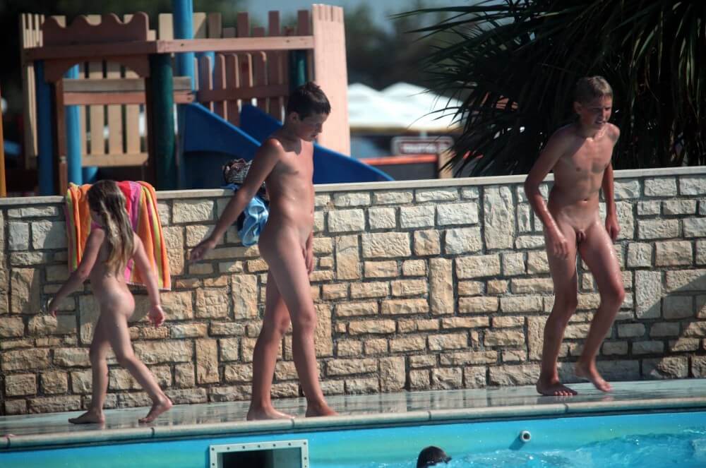 Naturist Pool Assortment photos - Naturism promotes health of mind and body
