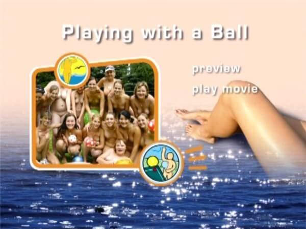 Naturist Freedom: Playing with a ball - Living in harmony and tranquility is the goal of naturists
