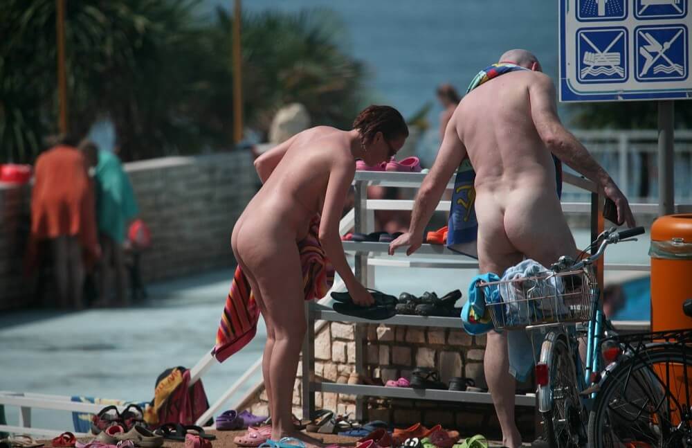 Pool Arrivals and Departures pics - Naturism helps accept everyones differences and unique qualities