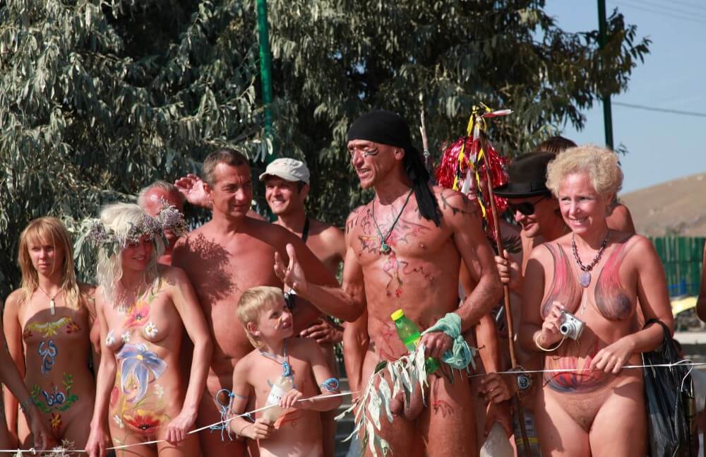 Naturist Day From Behind pics - I attended a nudist gathering