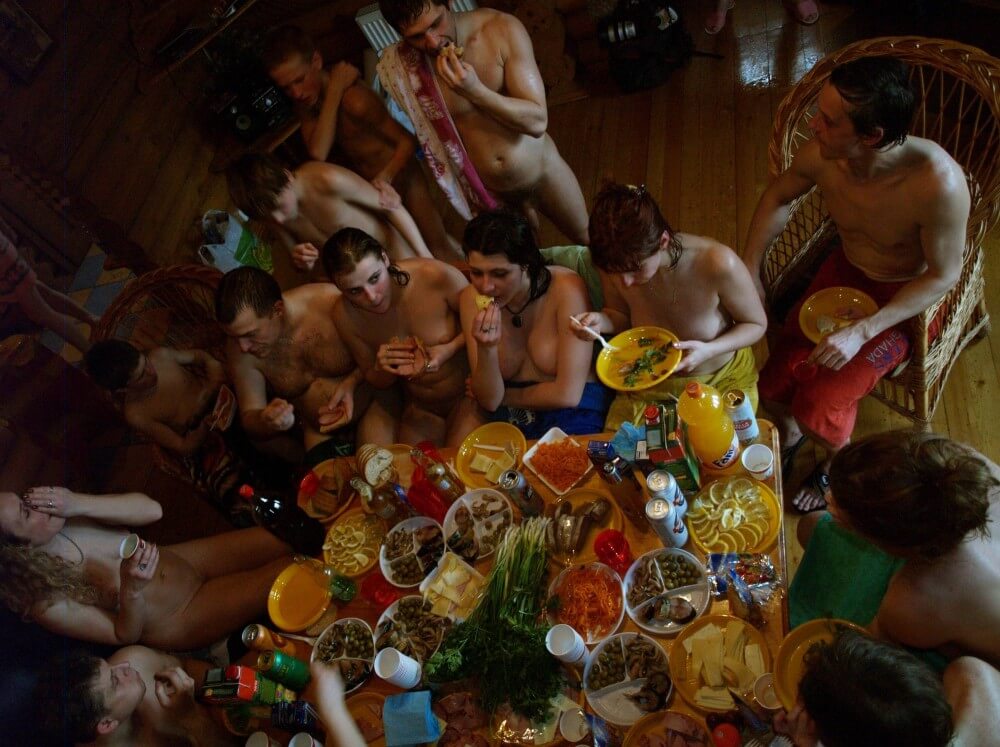 Family Valentines Dinning pics - The desire to connect with nature and be unclothed