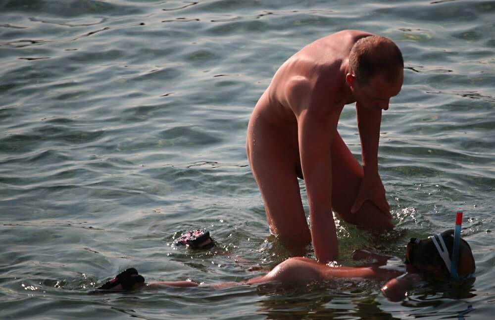 Father Floats His Daughter pics - Naturism and nudism as a philosophy of respect for oneself and the world around us