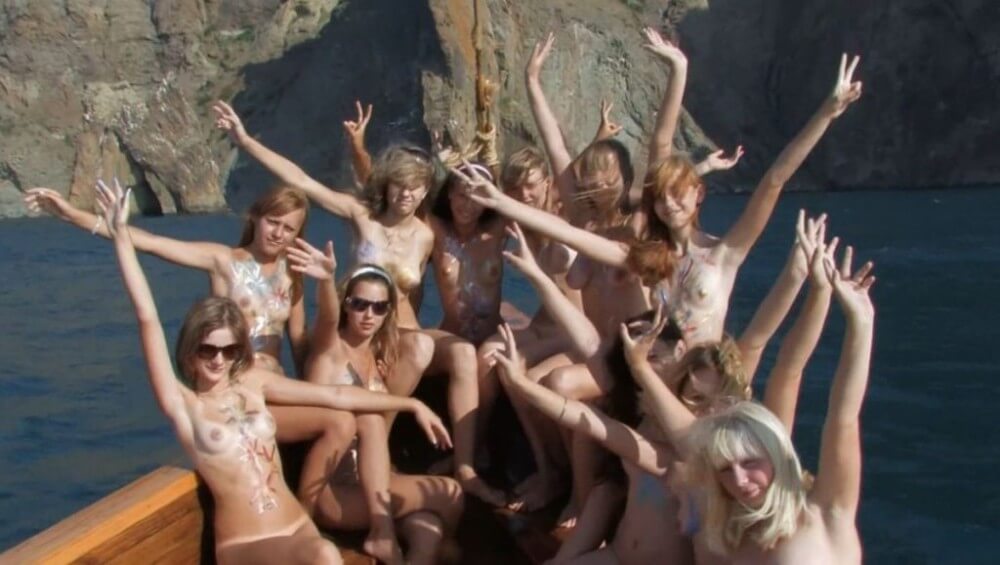 Nudist Girls Boat Cruise Full HD - A Base for Naturist Recreation