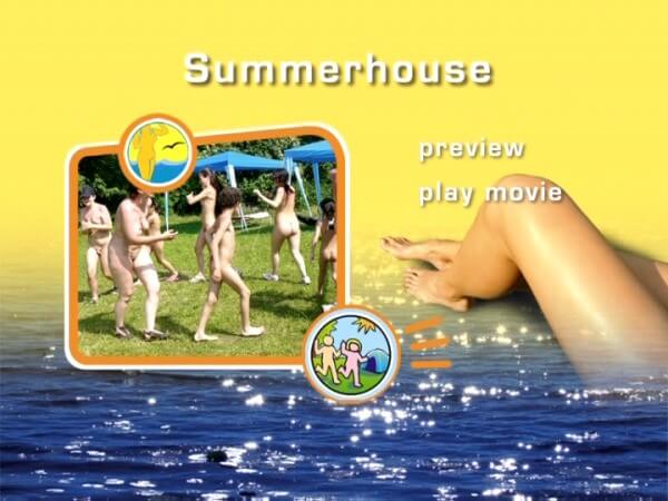 Naturist Freedom: Summer house DVD - Clothing is also a mask for a nudist