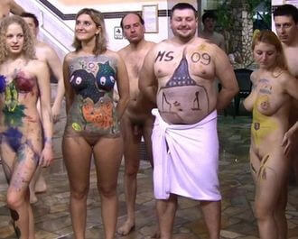 AquaPark Pageant Night Full HD video - The cult of nudity has not been forgotten